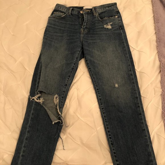 Current Elliot ripped boyfriend jeans - Picture 1 of 6